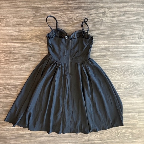 Windsor Womens NEW Blissful Afternoons Corset A-Line Midi Dress in Black - Picture 9 of 9